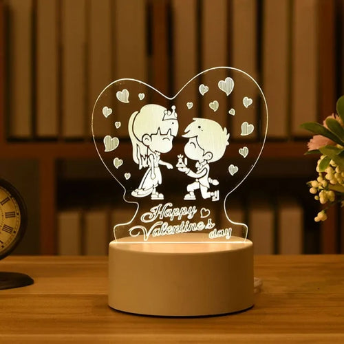 3D Acrylic Love Lamp