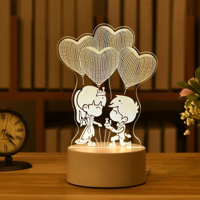 3D Acrylic Love Lamp