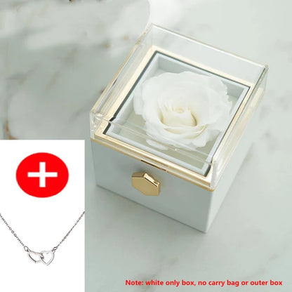 A Valentine Eternal Rose Jewelry Ring Box